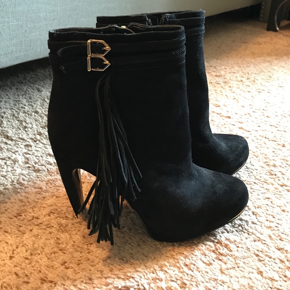 Sam Edelman Fringe Booties