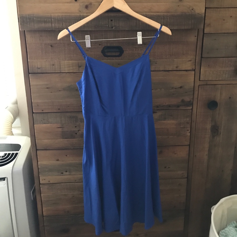 Royal blue old navy swing dress