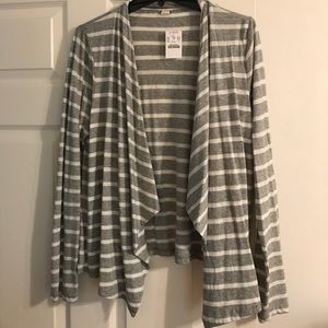 NWT J Crew Drape Gray Cardigan