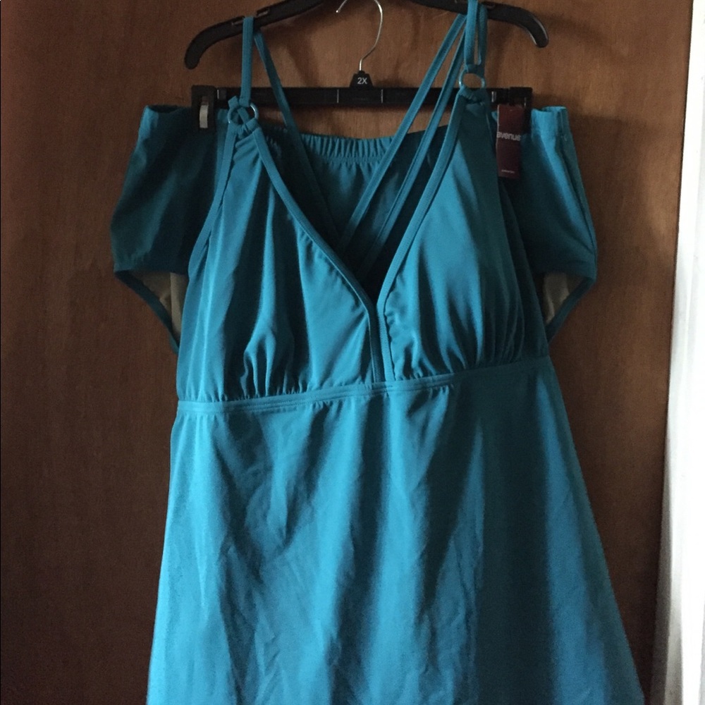 2 Pc Tankini Swim Suit