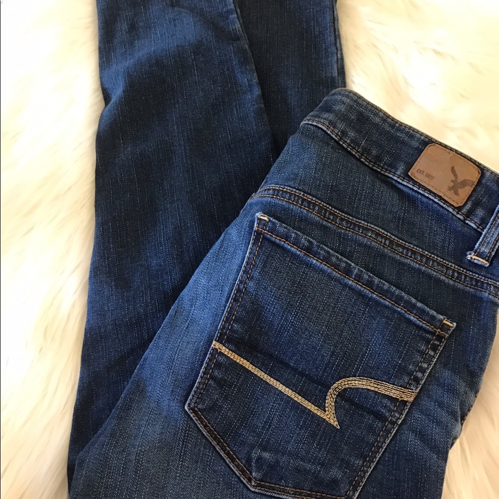 AEO high-rise cropped super stretch jegging