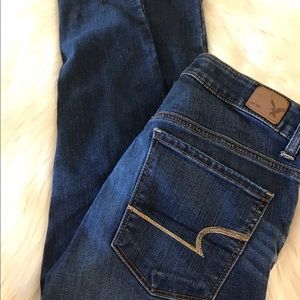 AEO high-rise cropped super stretch jegging