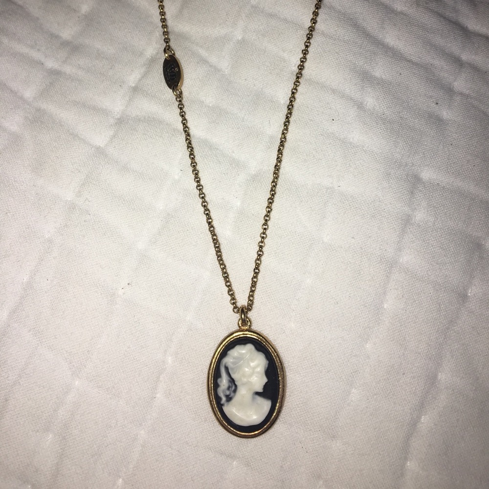 Vintage looking juicy cloture necklace