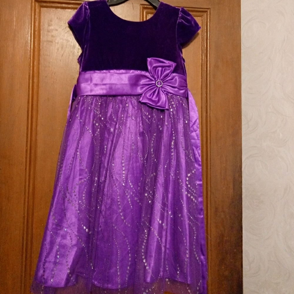 Jona Michelle Beautiful Purple Girls Dress