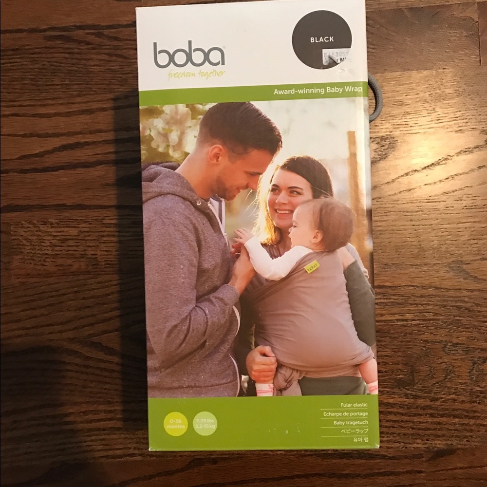 Boba Wrap- Infant Carrier black