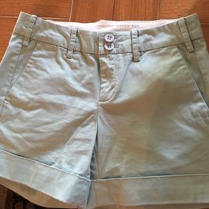 Anthropologie Paper Boy light green shorts
