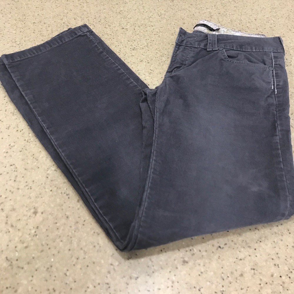Prana Gray corduroy size 4 pants.