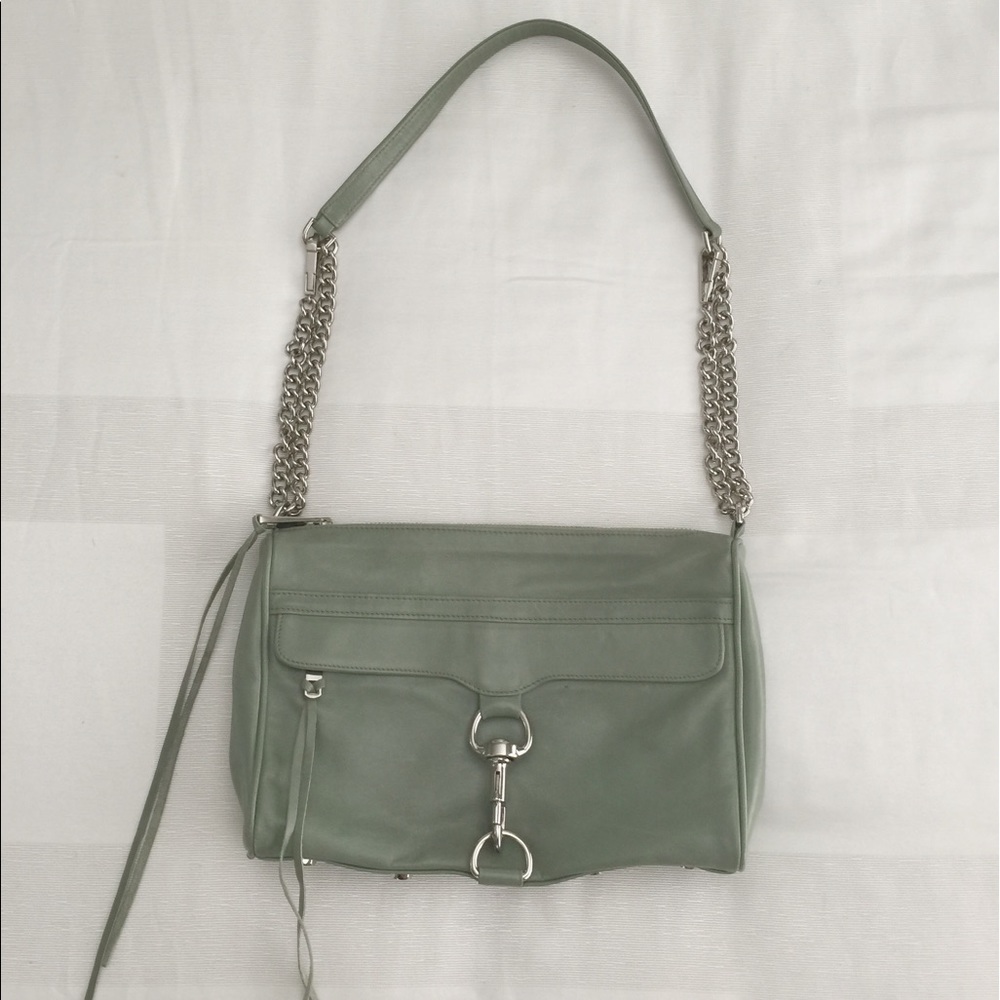 Rebecca Minkoff Mini MAC Crossbody in Sea Green