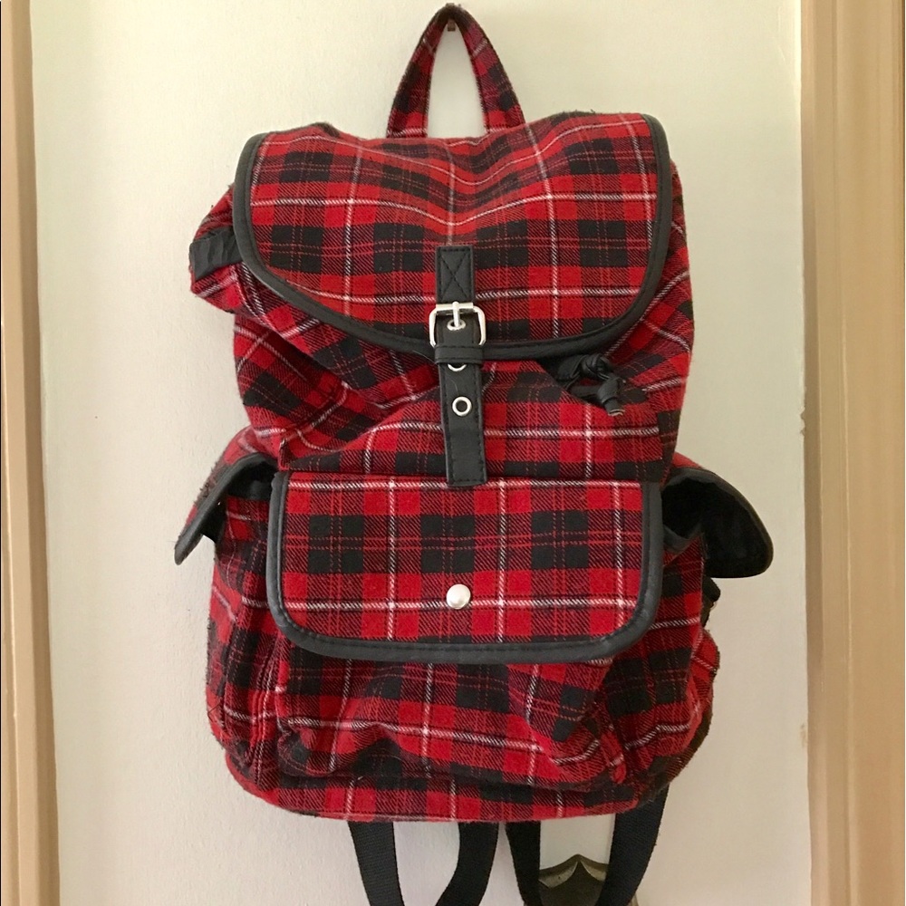 RED FLANNEL BACKPACK