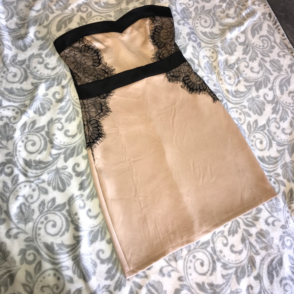 Lacy Strapless Dress