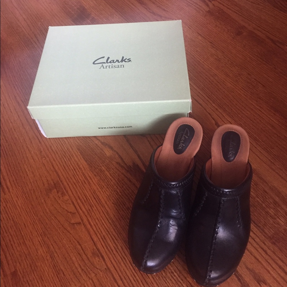 Clarks black Sagamore Dell Clog