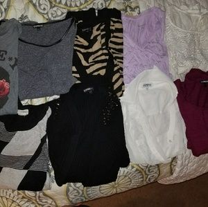 Xs-s 9 piece clothing lot!