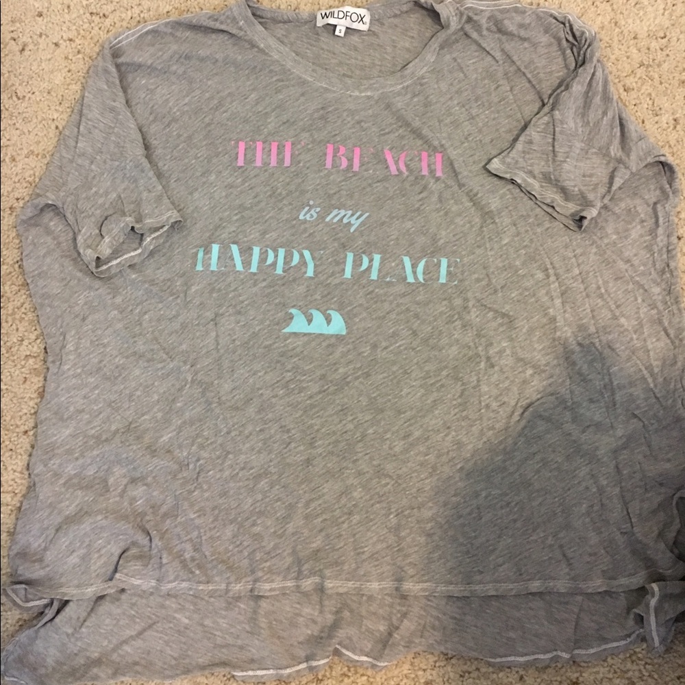 Wild fox shirt/cover up