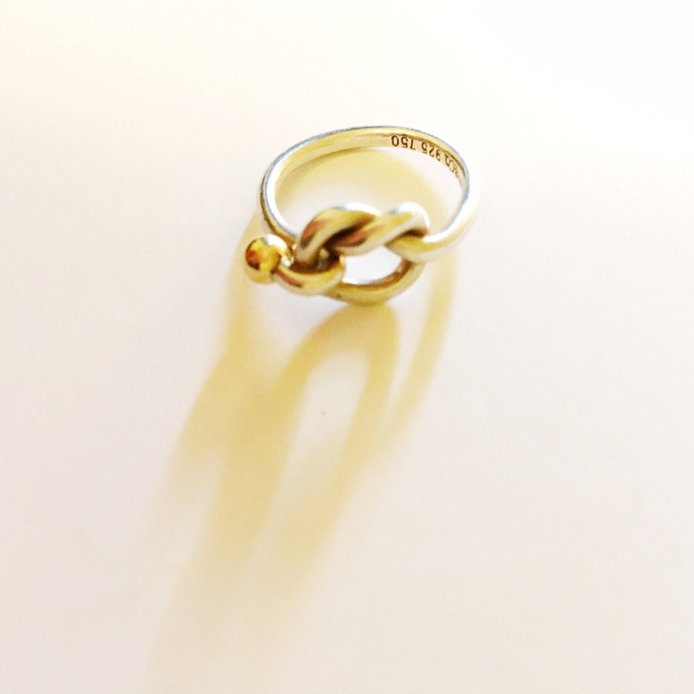 Tiffany and co knot ring size 5.25