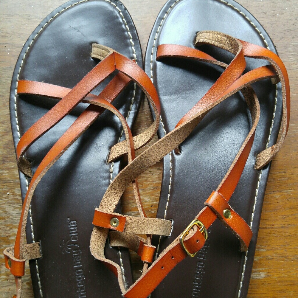 Leather sandal
