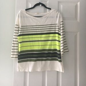 J. Crew striped tee