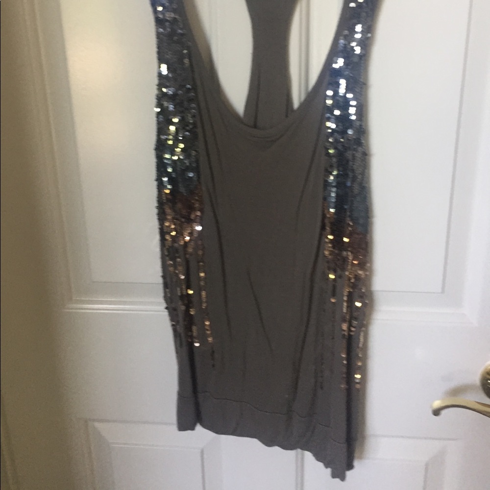 Sequin tank top