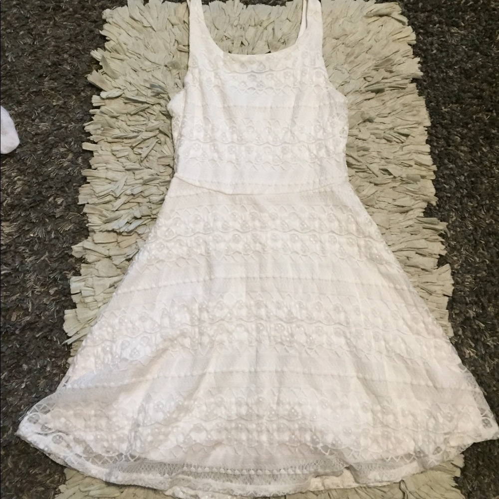 White dress lace