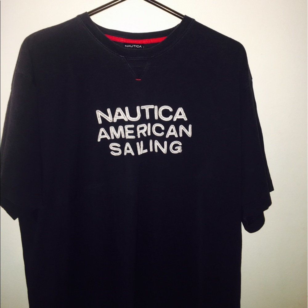 Nautica embroider'd shirt
