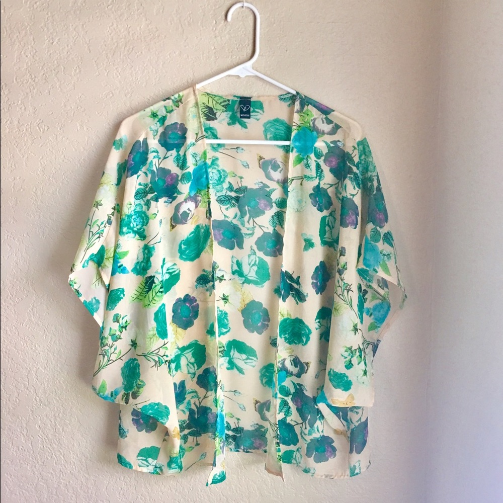 Pretty sheer kimono