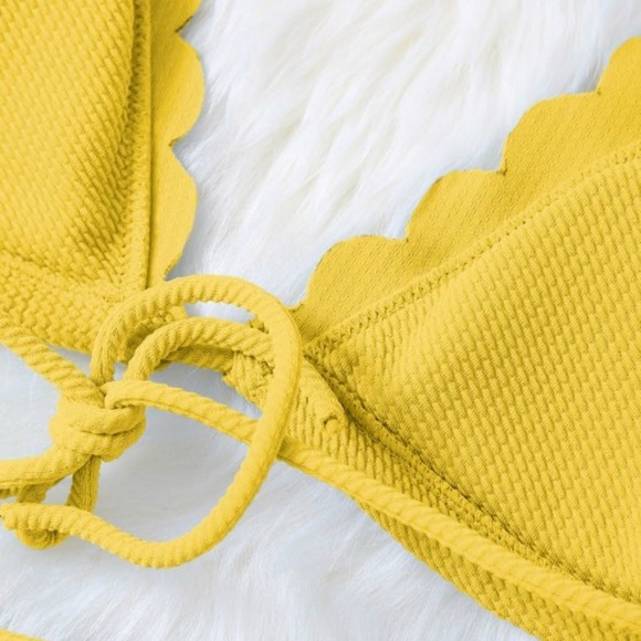 (LAST ONE) Yellow String Bikini PRICE FIRM - Picture 3 of 7