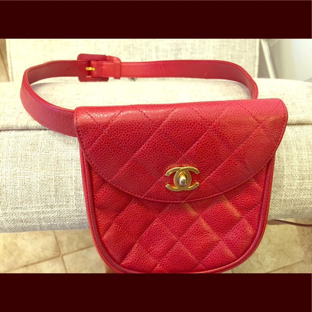Chanel Vintage waist bag or fanny pack, authentic