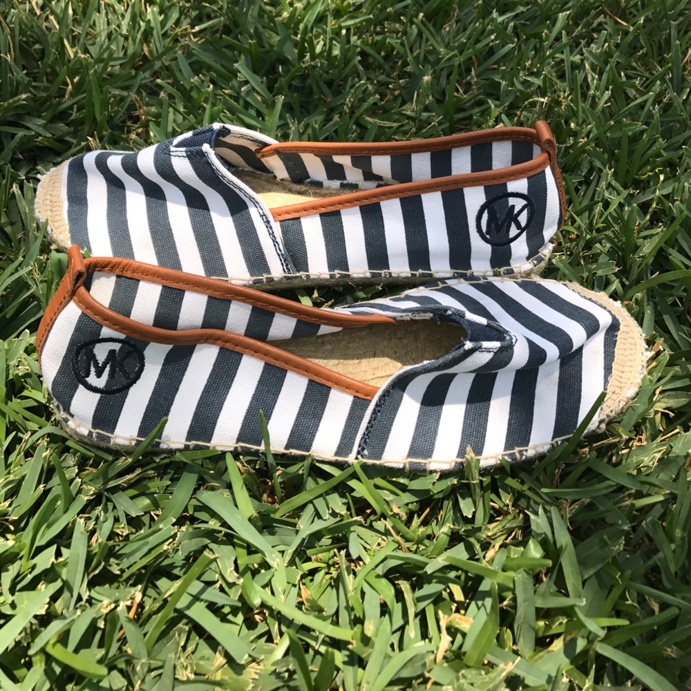 Michael Kors espadrilles Blue white Canvas Slip On