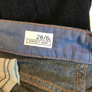 GAP extra long dark blue jeans