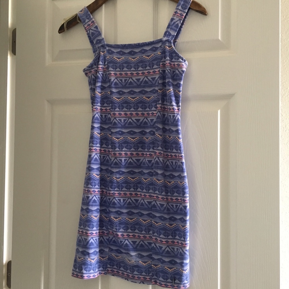 Xs purple Aztec Hollister bodycon dress