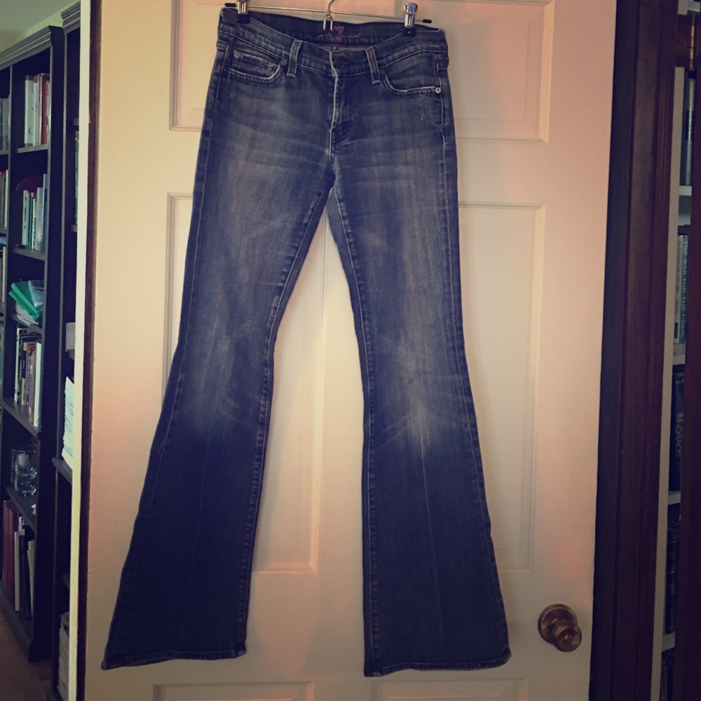 7 for all mankind bootcut jeans Sz 27