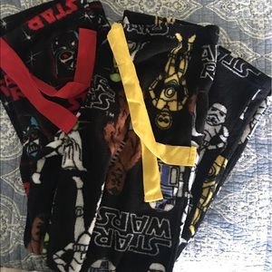 2 Pair StarWars Fleece Pajama Pants S