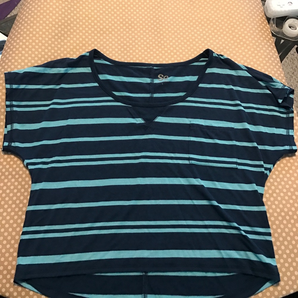 Striped crop top