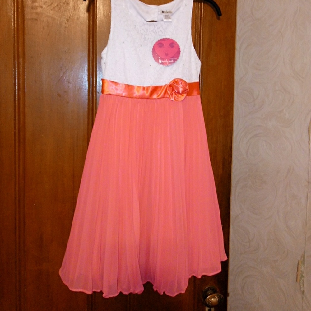 Emily West Immaculant Girls Dress with flower