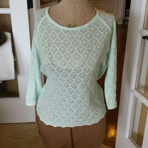Mint green sweater
