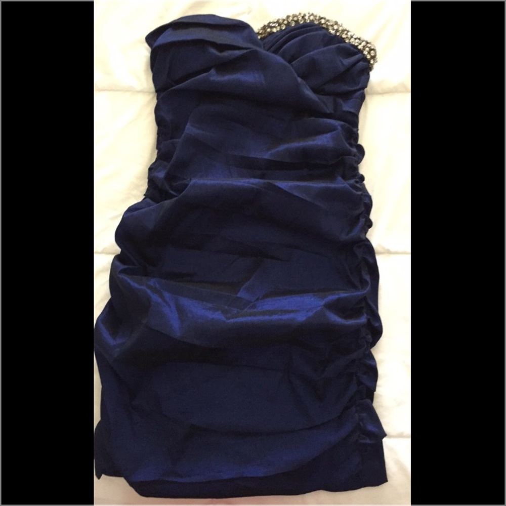Dark Blue Short Formal/Party Dress