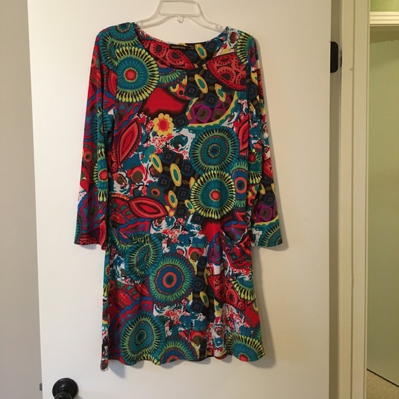 Reborn Dresses & Skirts - Worn once. Beautiful vibrant dress.