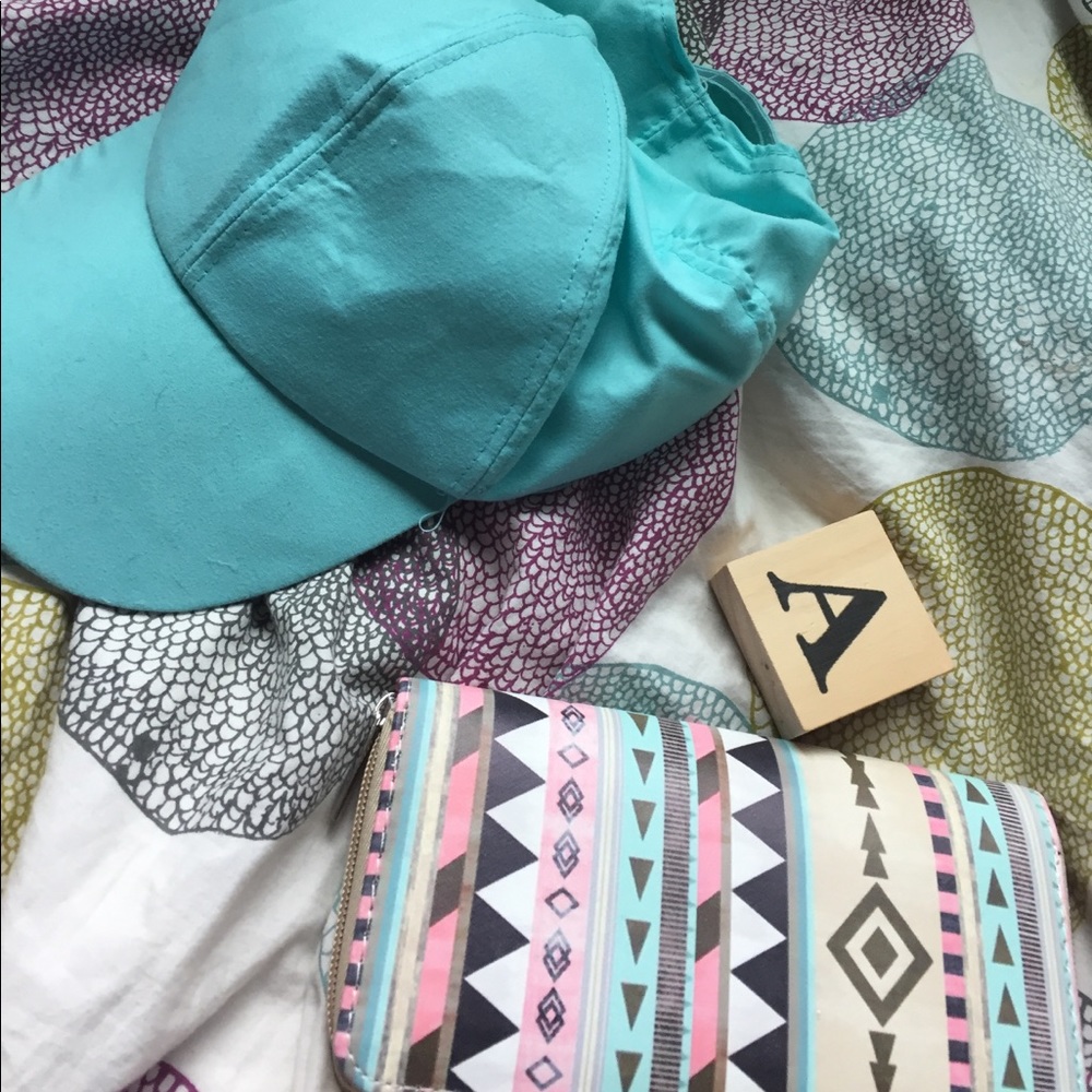 baseball babes hat (aqua)