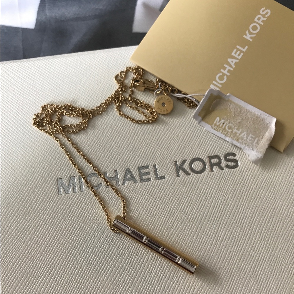 Authentic Michael Kors gold necklace