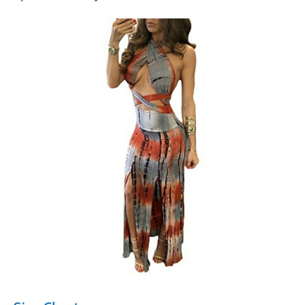 Sexy bandage Maxi dress