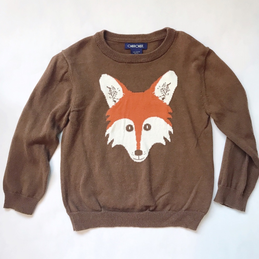 Fox Sweater Toddler 4t