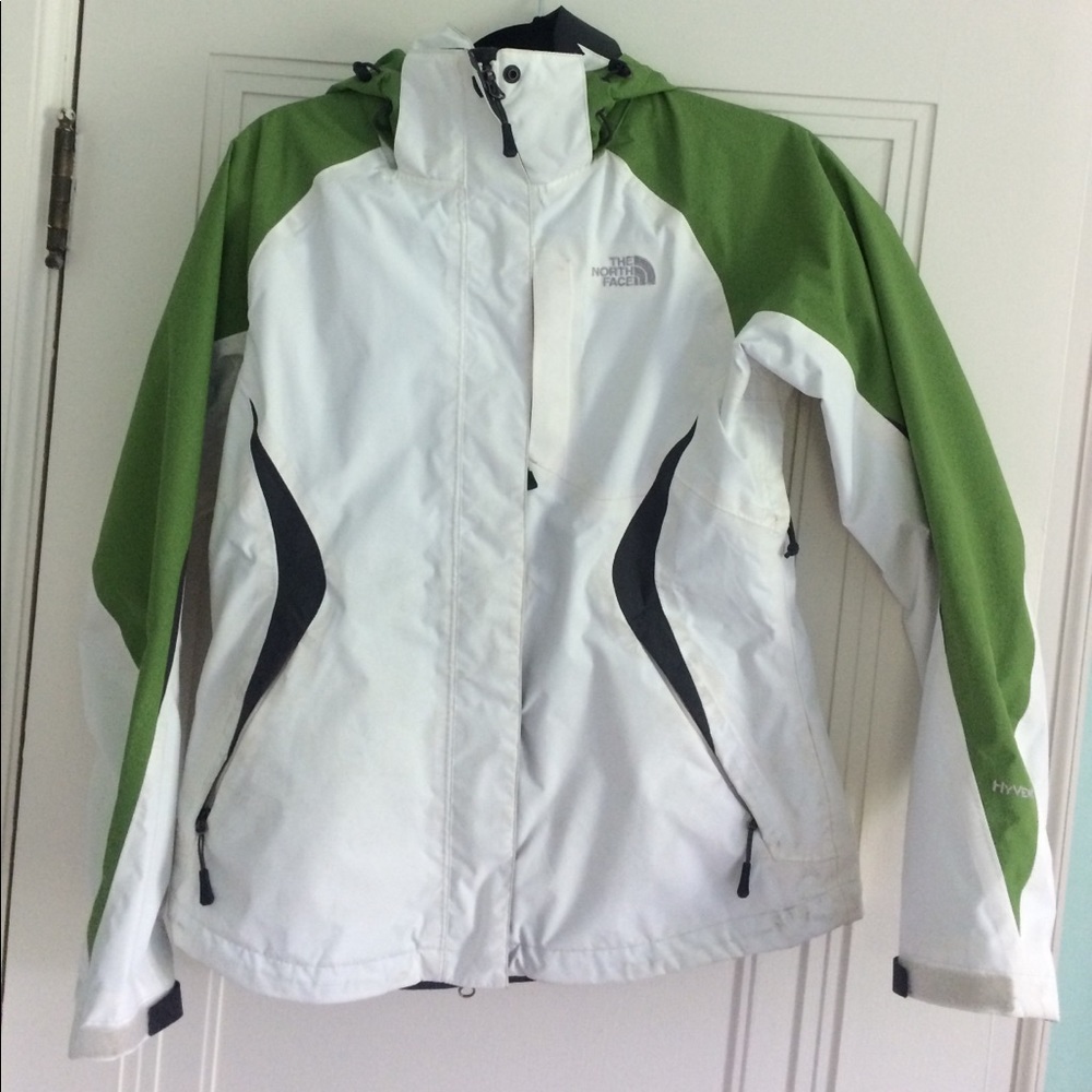 North face rain/shell coat