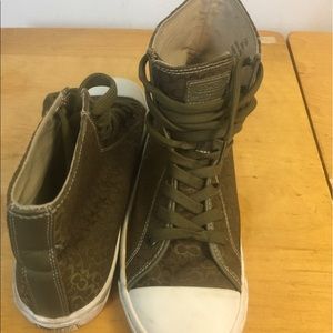 Signature Coach Sneakers w/ care instructions