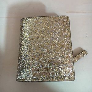 Kate Spade Glitter Bug Gold Small Stacey Wallet