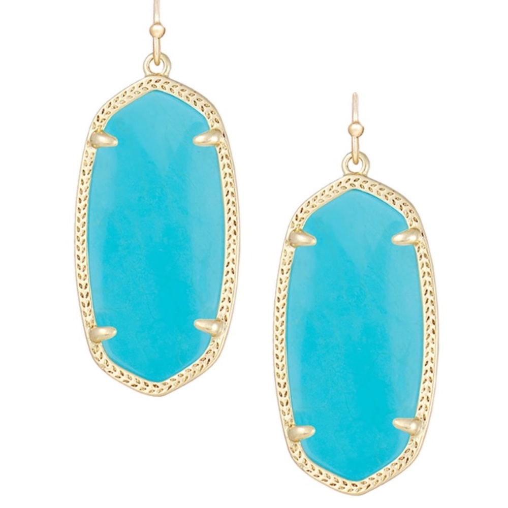 Kendra Scott Turquoise Elle Earrings