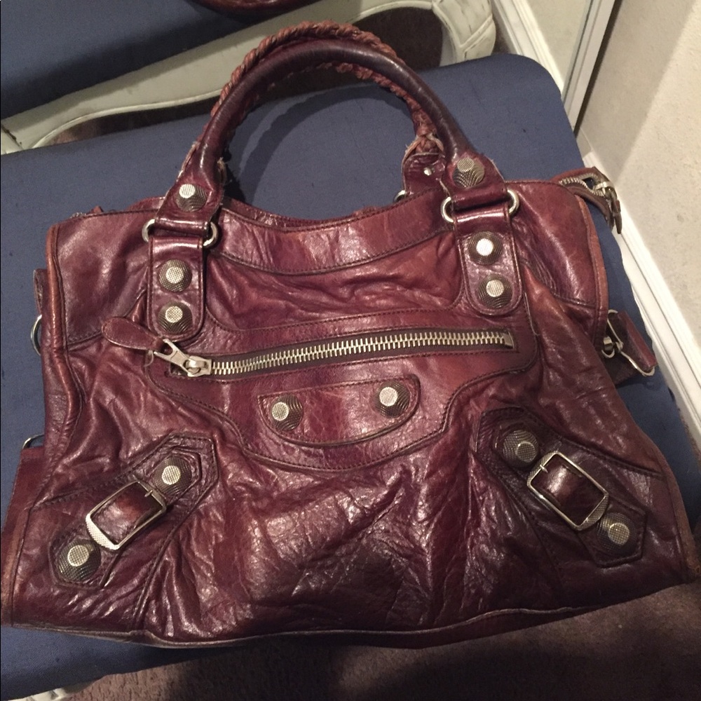 Brownish red balenciaga