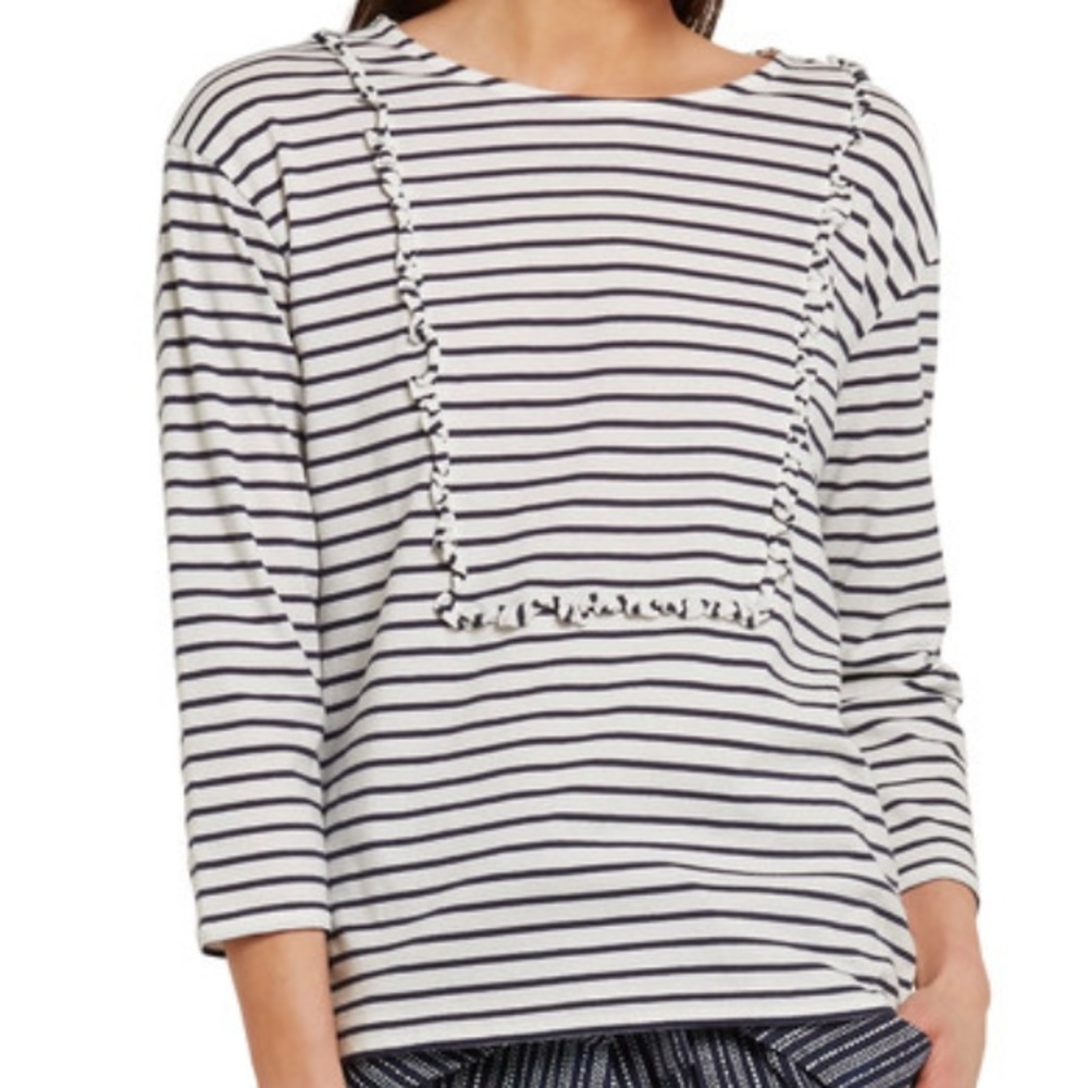 FLASH SALE: Chinti & Parker ruffle long sleeve top