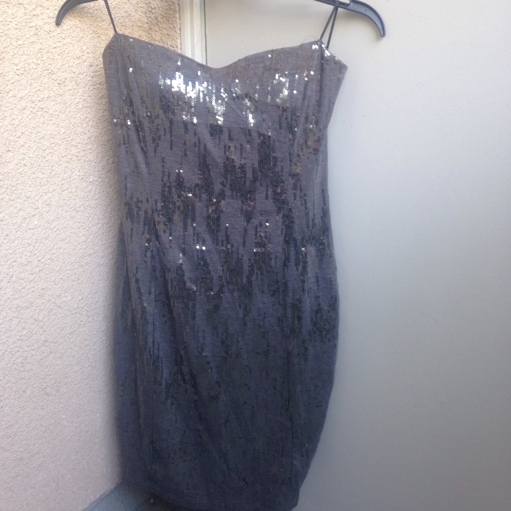 Strapless Sequin dress