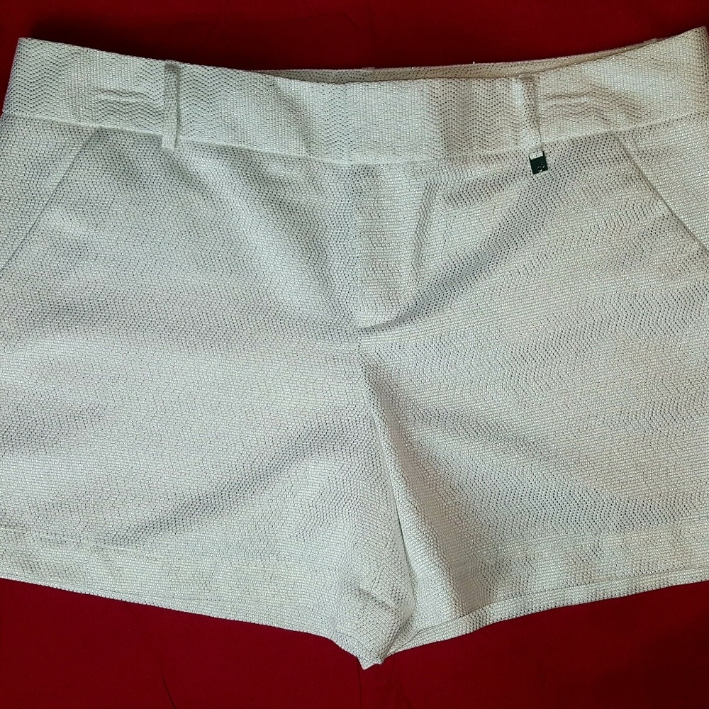 NWOT... CALVIN KLEIN DRESSY WHITE SHORTS