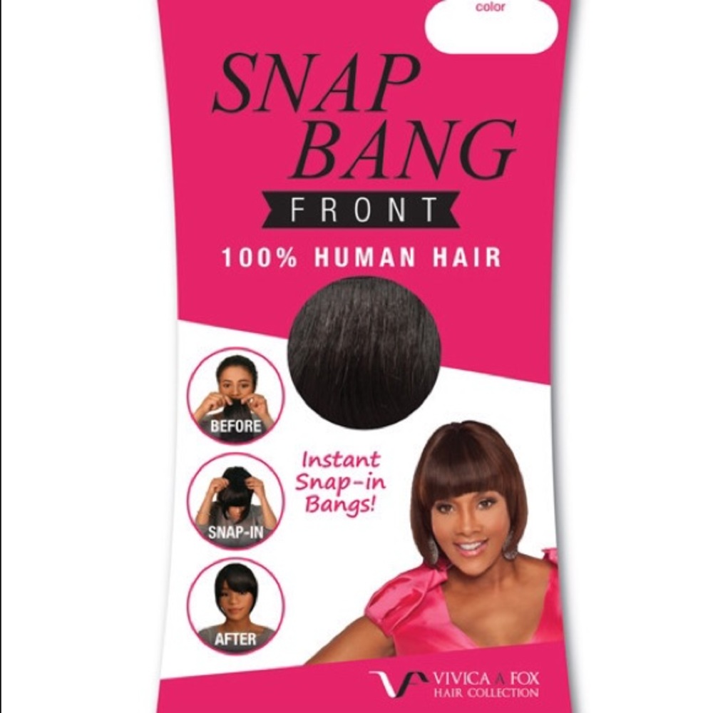 💯% Human Hair Clip-On Bangs