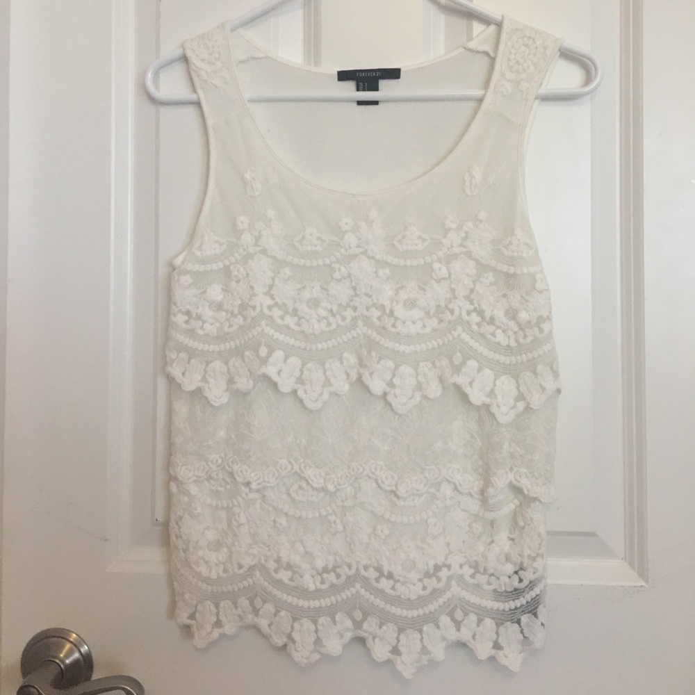 Three Tier Lace Top